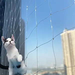 Cat Netting Balcony Cat Anti-Fall Netting Pet Mesh Fence Net Child Safety Protection Mesh for Pets Baby