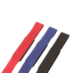 Unisex Custom Logo Wholesome Neoprene Cotton Wrist Straps Breathable Fitness <b>Exercise</b> Lifting <b>Bands</b> Weight Training Custom Brand - Product Image 3