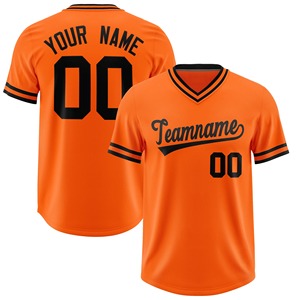 เสื้อเบสบอลเสื้อเบสบอล2024ปรับแต่งได้เสื้อเบสบอลสำหรับผู้ชาย/ผู้หญิง/เด็กชื่อส่วนตัวหมายเลขทีมปรับแต่งได้แบบใหม่ - Product Image 1