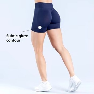 Conjunto de ropa deportiva para mujer al por mayor, pantalones cortos de Yoga de secado rápido, sujetador a prueba de golpes para gimnasio y fitness, Sujetador deportivo a prueba de golpes, pantalones cortos para levantar glúteos - Product Image 5