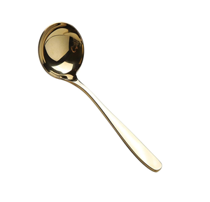Cuillères de service en laiton avec poignée Grande louche de service Cuillère de chef pour soupe au fromage Fournisseur et fabricant - Product Image 1