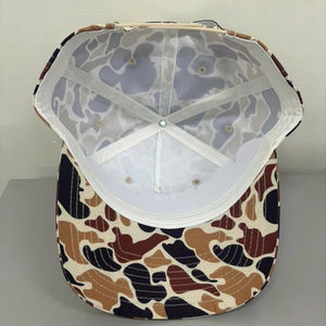 Gorras de Béisbol de Camuflaje Ajustables para Caza, Gorras de Béisbol con Parche de Cuero con Logotipo Personalizado en Relieve, Venta al por Mayor en Vietnam - Product Image 5