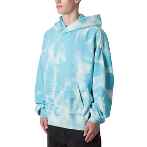 Dernier Style Nouvelle Arrivée Personnalisé Couleur Tie Dye Hoodies Coton Polyester Prix de Gros Tie Dye Hoodies - Product Image 3