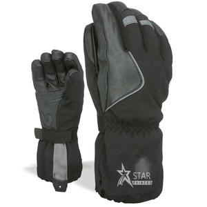 À la mode hiver chaud Softshell Ski gants Polyester cuir gants pour femmes hommes pour snowboard cyclisme activités de plein air - Product Image 3