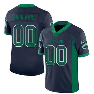 2025 maillots de football réversibles de haute qualité conçus sur mesure par les équipes de clubs de jeunes respirants en usine maillot de football américain - Product Image 1