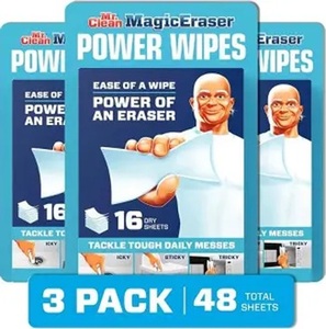 Feuilles effaceuses magiques Mr. Clean, lingettes nettoyantes pour les espaces difficiles d'accès, paquet de 16, lot de 3 - Product Image 2