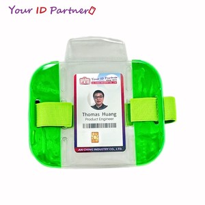 Sporting Security PVC <b>ID</b> Card <b>Holder</b> Armband with Adjustable Elastic Hook - Product Image 5