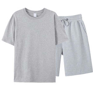 Meilleures ventes Ensemble t-shirt et short en tricot respirant pour hommes de haute qualité avec un quantité minimale de commande bas - Product Image 6