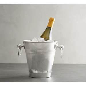 Tina de vino galvanizada de calidad de lujo con mango de cobre Diseño clásico Tina de bebidas y portabotellas de proveedores mayoristas - Product Image 3