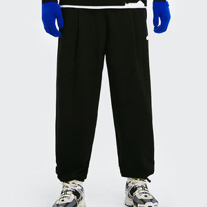 Automne et hiver Simple couleur Pure hommes décontracté cordon pantalons de sport et chaussures pantalons pantalons de survêtement et sweats à capuche unisexe - Product Image 4