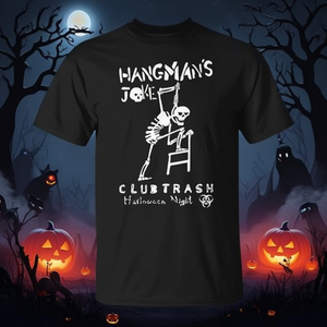 Camiseta Retro de Halloween 1994, Camiseta Promocional Retro de Halloween con Diseño de Cuervo de la Basura del Club Hangmans - Product Image 3