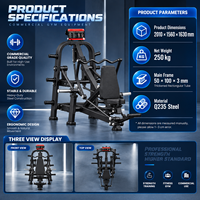 BN Fitness Center Appareil de musculation robuste à charge par disques pour triceps assis