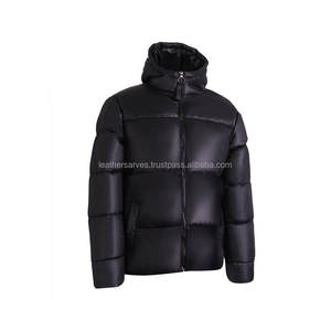 Chaqueta acolchada de burbujas para hombre con logotipo personalizado, chaqueta cálida de invierno urbana con logotipo frontal, chaqueta de moda para hombre - Product Image 4