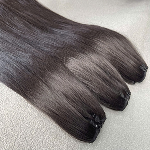 Precio directo de fábrica Cabello vietnamita crudo Cutícula alineada Extensiones de cabello humano Paquetes En stock Envío rápido - Product Image 2