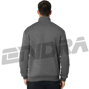 Mens casual jacket with stand collar lightweight and long design in grey perfect for daily streetwear <b>work</b> travel layering - Product Image 5