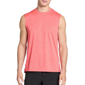 Débardeur de gym pour hommes OEM chemise sans manches en coton respirant avec logo d'été personnalisé pour l'image de marque et l'utilisation d'une marque de distributeur - Product Image 1