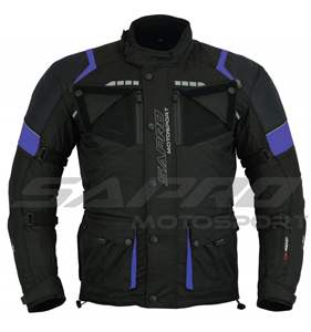 Men's High-Comfort Durable Polyester Cotton Blend All-Weather Long Motorcycle <b>Jacket</b> with Quick-Dry for Winter Protection - Product Image 1