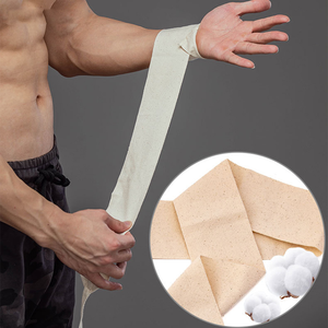 Muñequeras Deportivas de Algodón 100%, Suaves y Resistentes, para Fisicoculturismo, Levantamiento de Pesas, Protección para Pulgares en Flexiones - Product Image 6