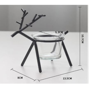 Bougeoir en renne noir Bougeoir décoratif festif de première qualité des fabricants et des fournisseurs - Product Image 6