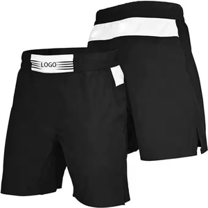 Pantalones cortos de boxeo con impresión de logotipo personalizado Ufc sublimación personalizada Pantalones cortos Ufc 100% Poliéster Ropa de artes marciales con diseños personalizados - Product Image 2