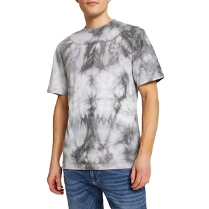 เสื้อยืดคอกลมผ้าแคนวาสทรงปกติแขนสั้นสำหรับผู้ชายสั่งทำขายส่งคุณภาพสูง - Product Image 1