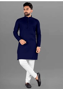 Kurta Tradicional de Algodón para Hombre, Kurta de Boda para Hombre de Buena Calidad, Kurta Informal para Hombre, Kurta de Algodón para Hombre - Product Image 2