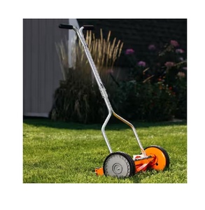 Invierte en una cortadora de césped americana 1204-14 sin gasolina, con 4 cuchillas giratorias, diseñada para patios pequeños, con ruedas robustas de 8.5 pulgadas. - Product Image 1