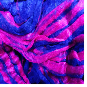 Astilla de seda Sari hecha a medida hecha de fibras de seda Sari recicladas disponibles en formas multicolores para reventa - Product Image 4