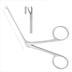 Weingartner Ear Forceps Eje 3,3 ''Pediátrico ENT Alligator Polypus Fórceps quirúrgicos Fórceps médicos de acero inoxidable - Product Image 4