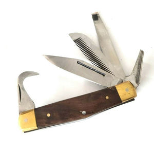 Couteau à sabot manche en bois à un tranchant Instruments vétérinaires de haute qualité cheval bétail soigné pied sabot outils de coupe - Product Image 4