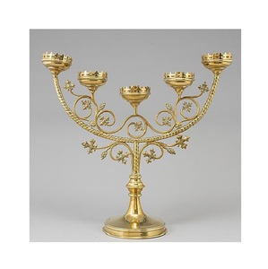 Decorative Multi Arm Metal <b>Candelabra</b> Perfect for Interior Styling Elegant Events Candlelight Settings and Home Decor - Product Image 6