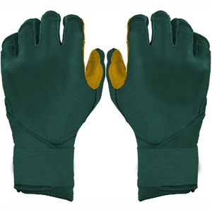 Guantes de Bateo de Béisbol de Cuero de Alta Calidad para Adultos, Color Sólido Personalizado, Puños Cortos, Cómodos y Profesionales - Product Image 1