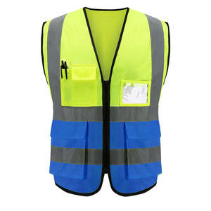 Chaleco DE SEGURIDAD reflectante de alta visibilidad unisex Material de poliéster para trabajadores Corredores Personal de seguridad - Product Image 5