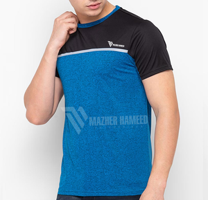 T-shirt pour hommes à la mode T-shirt en tissu de coton doux brodé de logo personnalisé pour un confort quotidien - Product Image 4