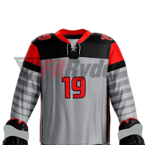 ผู้ผลิตสูงวัสดุโพลีเอสเตอร์ที่ดีที่สุดชุดฮ็อกกี้น้ําแข็งมืออาชีพแห้งเร็วระบายอากาศออกแบบดีที่สุดชุดฮ็อกกี้น้ําแข็ง - Product Image 4