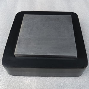 Base de bloque de goma 4 "x 4" con bloque de acero 3 "x 3 acero de alta calidad extraíble se utiliza para hacer bloques de Banco de acero, suelo liso - Product Image 5