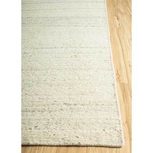 Alfombra Rectangular de Lana Color Marfil Hecha a Mano Mu-1755-Plush, Diseño Abstracto Trenzado para Sala de Estar y Dormitorio - Product Image 4