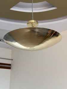 Light Elegant Ceiling Flushmount Light Pendant Mid Century Modern Raw Brass <b>Sputnik</b> <b>Chandelier</b> light Fixture - Product Image 4