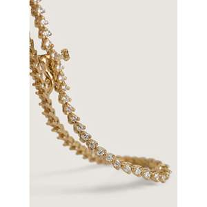 Pulsera de tenis Petite Rachel con tres diamantes, accesorio de joyería de moda - Product Image 5