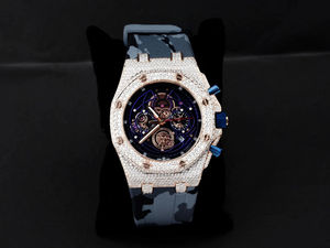 Reloj de pulsera de alta calidad VVS Moissanite Diamond Hip Hop, superventas, reloj Moissanite helado para hombres, reloj mecánico personalizado - Product Image 2