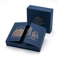 Flacons de parfum bleus personnalisés, flacon de parfum en verre et cuir, bouchon de flacon de parfum, 30 ml, 50 ml, 100 ml, flacon de parfum de luxe et boîte
