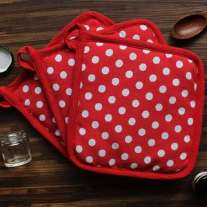 Maniques en coton premium résistantes à la chaleur, réutilisables, avec étiquette privée personnalisée - Product Image 4