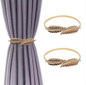 Hot Selling <b>Magnetic</b> <b>Curtain</b> Buckle Metal Gold <b>Curtain</b> Tiebacks Crystal Drape <b>Tie</b> Backs Elastic Rope at Lowest Price - Product Image 5