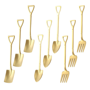 ช้อนตักทองเหลืองหัวแหลมทรงเกลือช้อนชา - Product Image 2