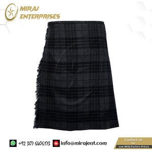 Kilt Escocés de Tartán, Kilt Utilitario Personalizado con Tirantes de Algodón Híbrido, Proveedor Mayorista de Kilt Personalizado - Product Image 4