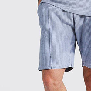 Conjunto doble de algodón de alta calidad para hombre, ropa de calle de verano transpirable, nueva camiseta informal y ropa informal corta de alta calidad - Product Image 5