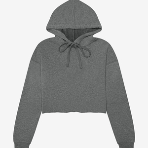 Sudaderas con Capucha para Mujer al por Mayor, de Alta Calidad, Cortas, con Logotipo Personalizado, Bordado e Impresión, 100% Algodón, Ecológicas y Transpirables - Product Image 5