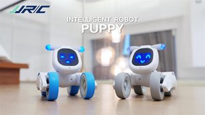 Vente en gros de fournitures pour animaux de compagnie | Jouet <span class=keywords><strong>robot</strong></span> pour <span class=keywords><strong>chien</strong></span> + <span class=keywords><strong>robot</strong></span> interactif pour chiot + commande vocale, tactile et à distance | Cadeau STEM pour enfants - Product Image 2