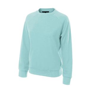 Fabricants de vêtements pour femmes, sweats à capuche et sweat-shirts unis, couleur unie, sweat-shirt chaud pour femmes, chemises à col rond en coton - Product Image 2