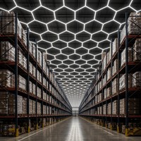 Rejilla de Techo Modular para Almacenes Industriales, Cobertura de Gran Área, Instalación de Almacenamiento, Taller, Luz - 6